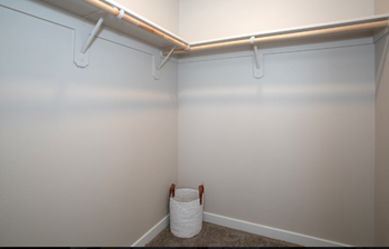 Oversized walk-in closets